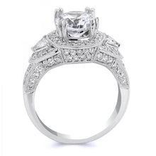 Load image into Gallery viewer, 18k White Gold Brilliant Diamond Engagement ring