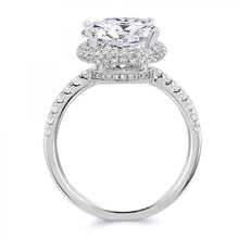 Load image into Gallery viewer, 18k White Gold .55 Carat Diamond Engagement Ring (Center stone is not included)