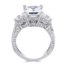 Load image into Gallery viewer, 18k White Gold Diamond Engagement Ring