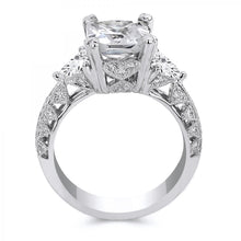 Load image into Gallery viewer, 18k White Gold 1.01 Carat Diamond Engagement Ring (Center stone is not included)