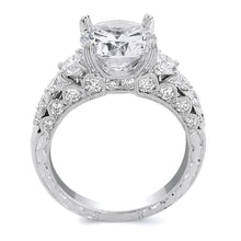 Load image into Gallery viewer, 18k White Gold Diamond Engagement Ring