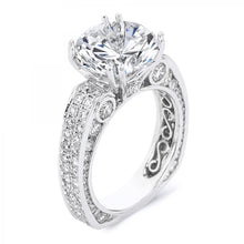 Load image into Gallery viewer, 18k White Gold 2.08 Carat Diamond Engagement Ring
