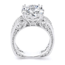 Load image into Gallery viewer, 18k White Gold 2.08 Carat Diamond Engagement Ring