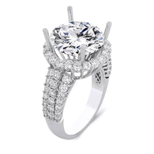 Load image into Gallery viewer, 18k White Gold 1.63 Carat Diamond Engagement Ring (Center stone is not included)