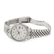 Load image into Gallery viewer, Rolex DateJust 16030 Diamond Dial Stainless Steel Watch