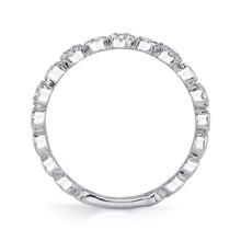 Load image into Gallery viewer, 14K White Gold Diamond Stackable Ring
