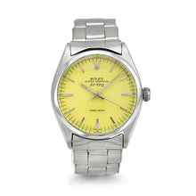 Load image into Gallery viewer, Rolex 5500 Air King Precision Stainless Yellow Dial Watch