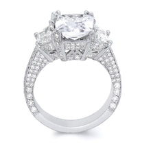 Load image into Gallery viewer, Platinum Brilliant Cut Diamond Engagement ring