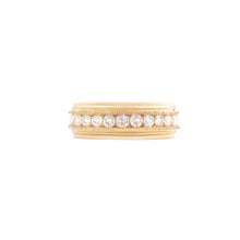 Load image into Gallery viewer, 14K Yellow Gold Round Diamond Ring