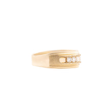 Load image into Gallery viewer, 14K Yellow Gold Round Diamond Ring