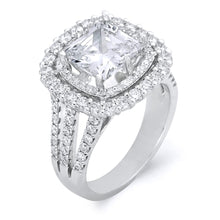 Load image into Gallery viewer, 18k White Gold 1.30 Carat Diamond Engagement Ring (Center stone is not included)