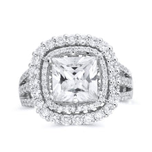Load image into Gallery viewer, 18k White Gold 1.30 Carat Diamond Engagement Ring (Center stone is not included)