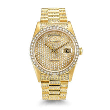 Load image into Gallery viewer, Rolex President 18038 Gold Diamond Dial and Diamond Bezel Watch
