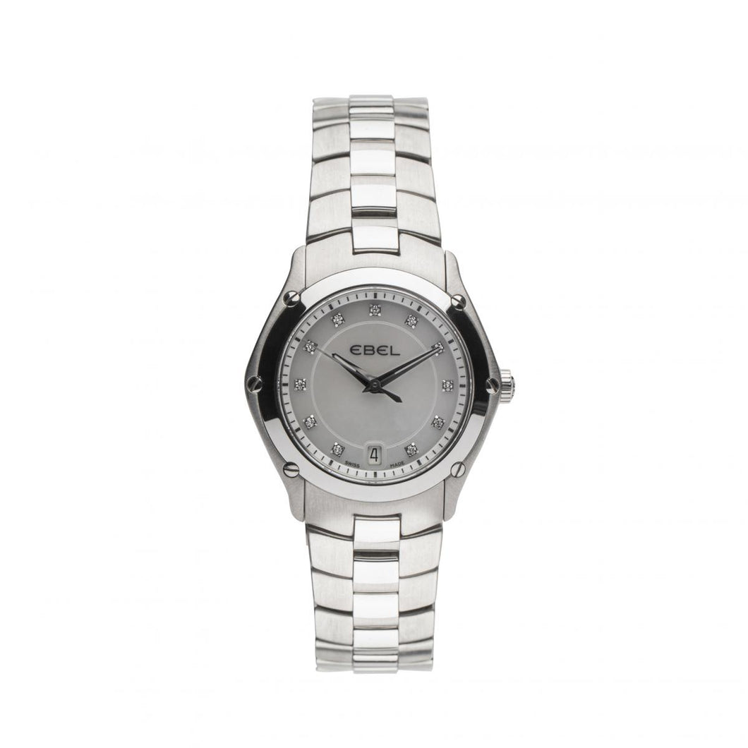 Ebel Women's Stainless Steel Silver Diamond Watch
