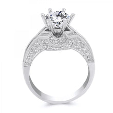 Load image into Gallery viewer, 18k White Gold Baguette Cut Diamond Engagement ring
