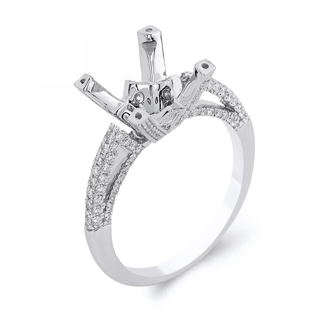 18k White Gold .67 Carat Diamond Engagement ring