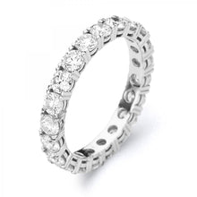 Load image into Gallery viewer, 18k White Gold 2.38 Carat Diamond Eternity Wedding band
