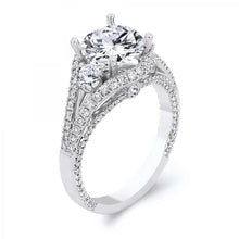Load image into Gallery viewer, 18k White Gold .84 Carat Diamond Engagement Ring

