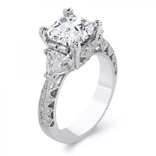 Load image into Gallery viewer, 18k White Gold 1.01 Carat Diamond Engagement Ring (Center stone is not included)
