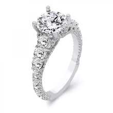 Load image into Gallery viewer, 18k White Gold Diamond Engagement Ring
