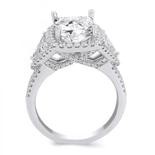 Load image into Gallery viewer, 18k White Gold Princess Cut Diamond Engagement Ring
