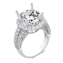 Load image into Gallery viewer, 18k White Gold 1.63 Carat Diamond Engagement Ring (Center stone is not included)
