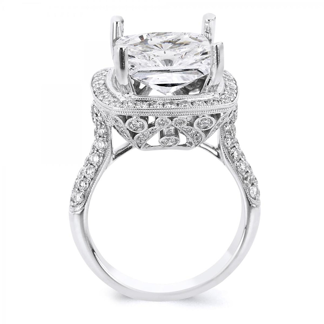 18k White Gold 0.32 Carat Diamond Engagement Ring