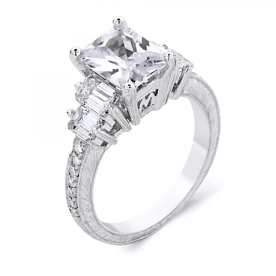 Platinum 1.18 Carat Diamond Engagement ring