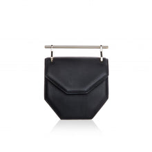 Load image into Gallery viewer, Black Calfskin Leather Handbag
