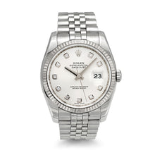 Load image into Gallery viewer, Rolex DateJust 16030 Diamond Dial Stainless Steel Watch
