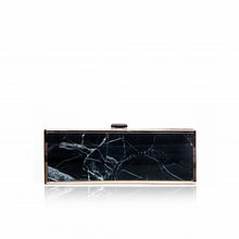 Load image into Gallery viewer, Ebony Wood Gold Framed Handbag
