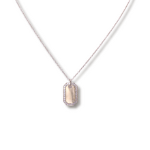 Load image into Gallery viewer, 14K Yellow Gold Dog Tag Necklace
