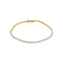 Load image into Gallery viewer, 14K Yellow Gold Diamond Bracelet
