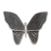 Load image into Gallery viewer, 18k White Gold Diamond Butterfly Brooch
