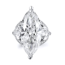 Load image into Gallery viewer, 18k Ladies Diamond Ring - Marquise Cut 15.36ct
