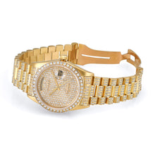 Load image into Gallery viewer, Rolex President 18038 Gold Diamond Dial and Diamond Bezel Watch
