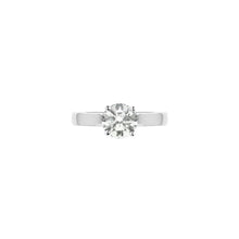 Load image into Gallery viewer, 18K White Gold Round Cut 1.50 Carat Diamond Solitaire Ring
