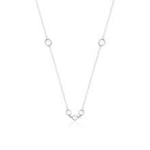 Load image into Gallery viewer, 18k White Gold Rose Cut Diamond Necklace
